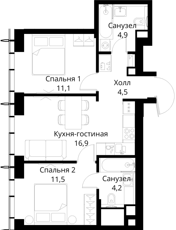 3 ккв (Евро)