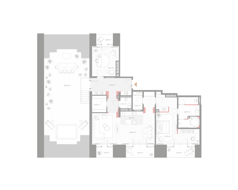 3 ккв (Евро) 179,6 м²
