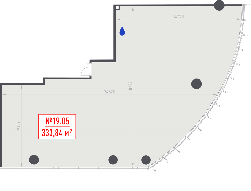 К. пом 333,8 м²