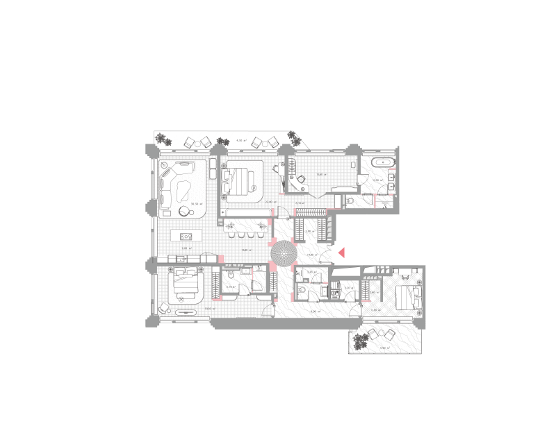4 ккв (Евро) 205,8 м²