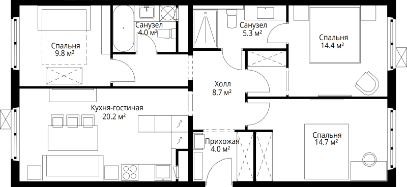 4 ккв (Евро)