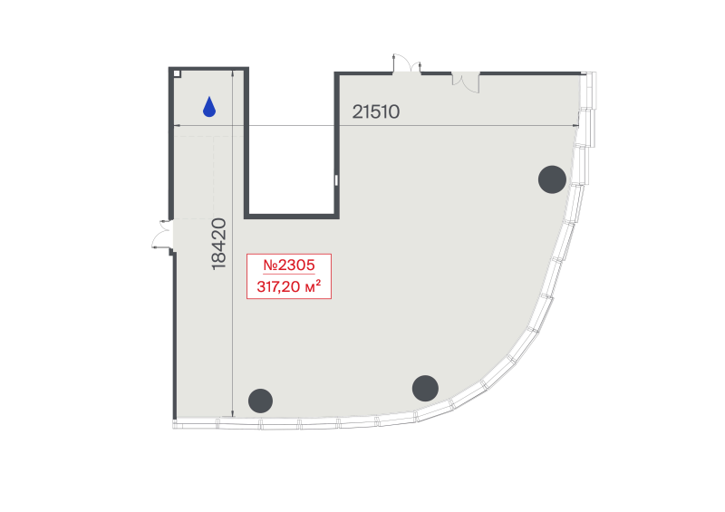 К. пом 317,2 м²