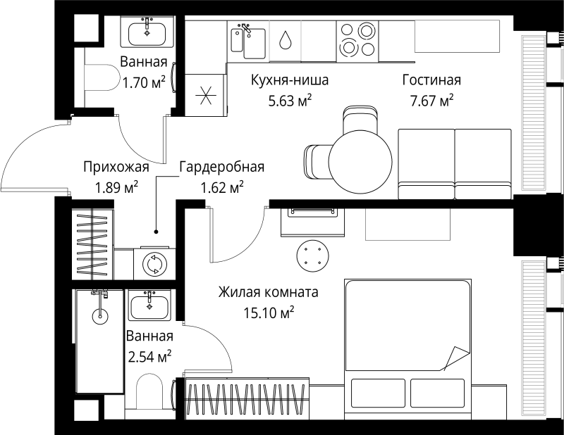 1 ккв 36,2 м²