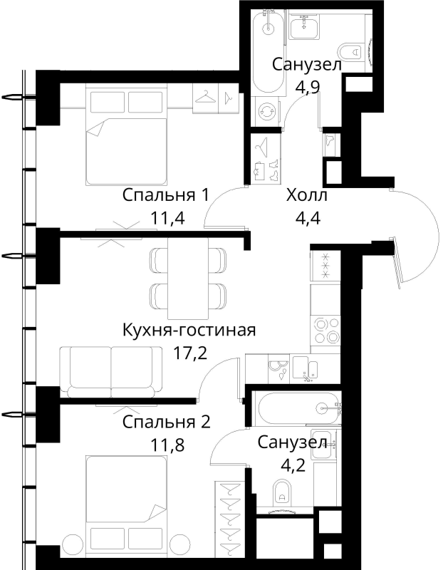 3 ккв (Евро)