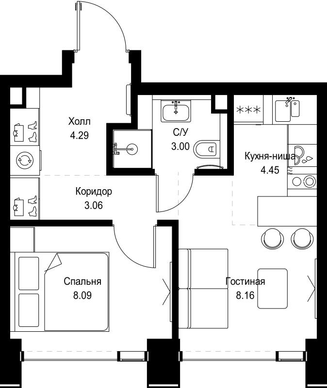 1 ккв