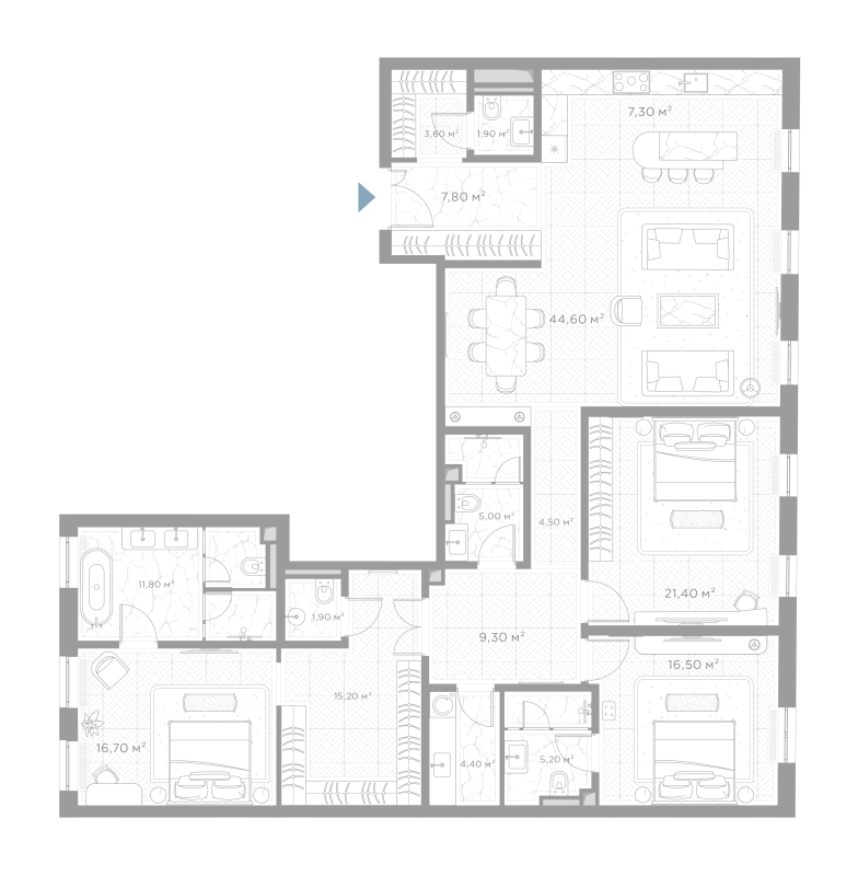4 ккв (Евро) 177,1 м²