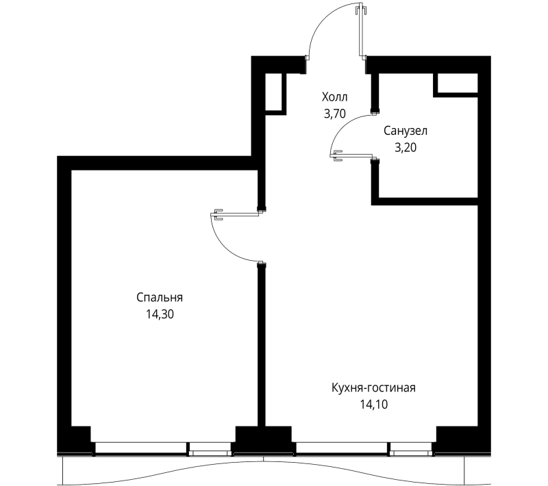 1 ккв 35,3 м²