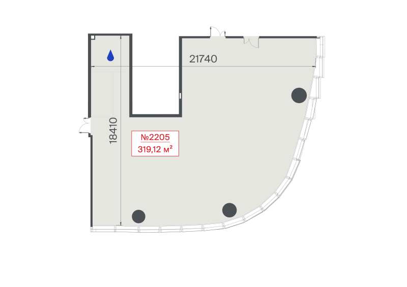 К. пом 319,1 м²