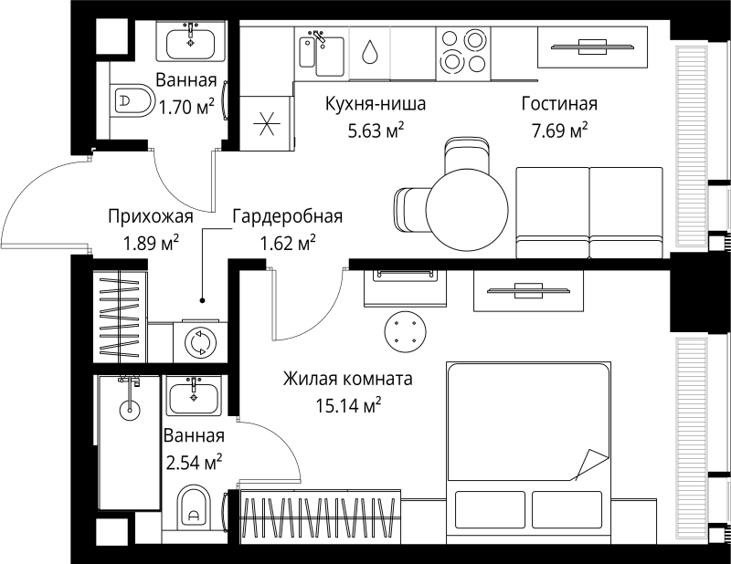 1 ккв 36,2 м²