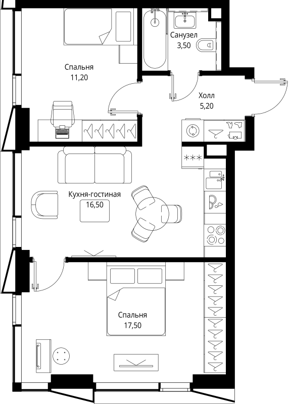 3 ккв (Евро)