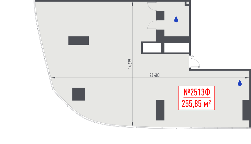К. пом 255,9 м²