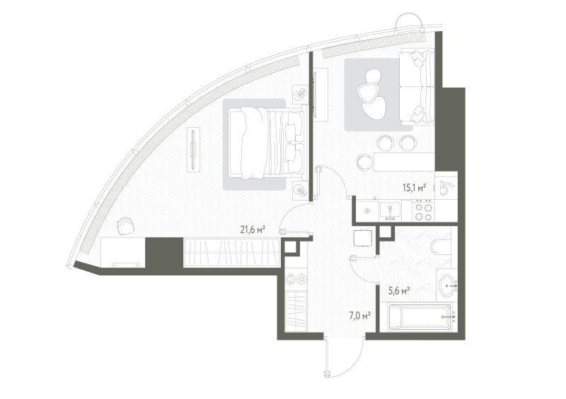 2 ккв (Евро) 49,3 м²