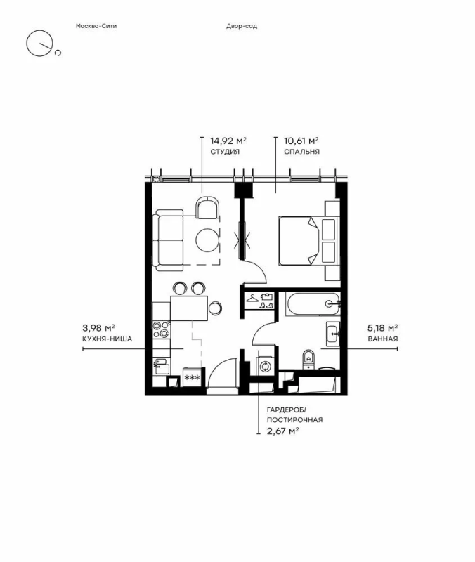 2 ккв (Евро) 37,4 м²