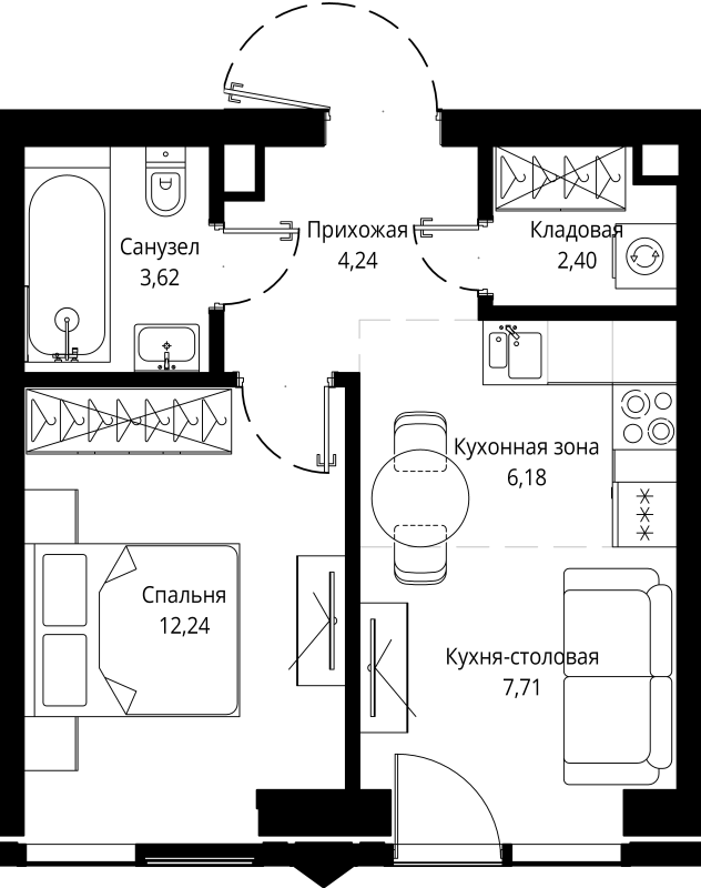 1 ккв