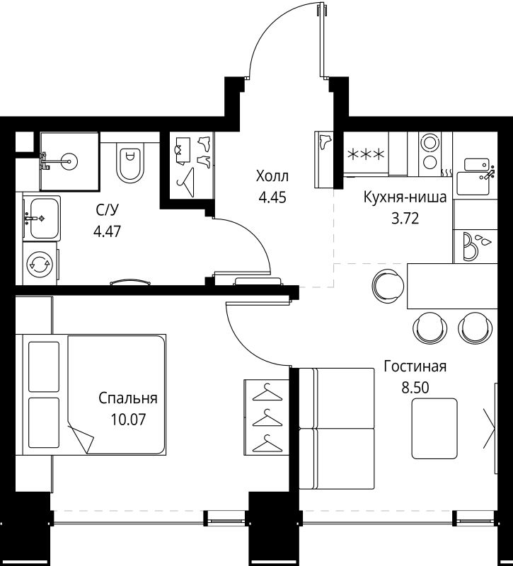 1 ккв 31,2 м²