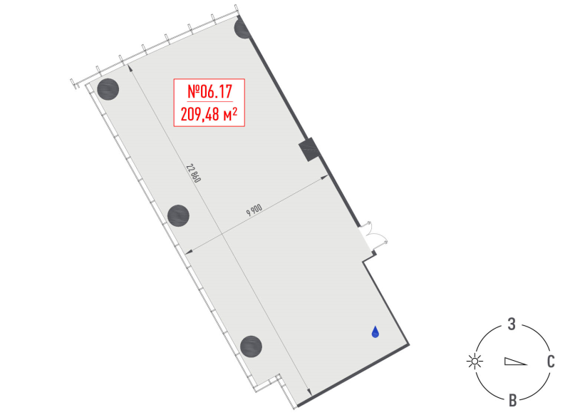 К. пом 209,5 м²