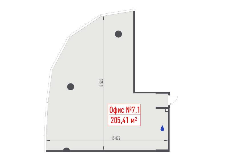 К. пом 205,4 м²