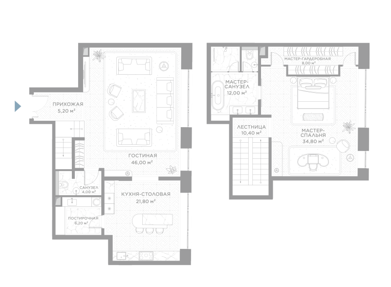 3 ккв (Евро) 152,9 м²