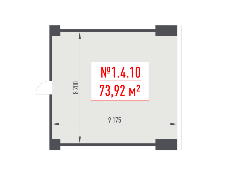 К. пом 73,9 м²