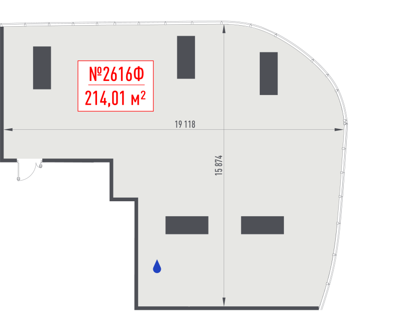 К. пом 214 м²