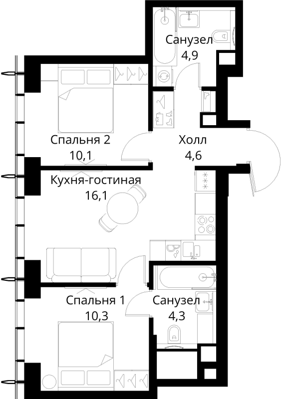 3 ккв (Евро)