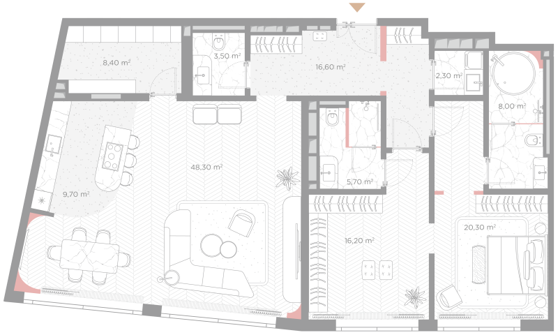 3 ккв (Евро) 139 м²