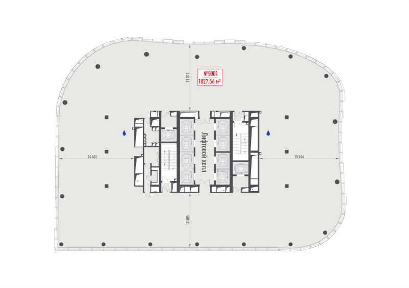 К. пом 1 827,6 м²