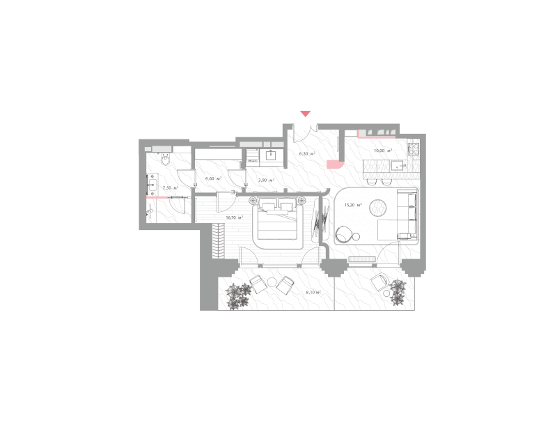 2 ккв (Евро) 68,6 м²