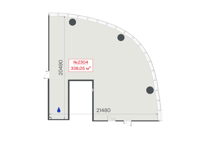 К. пом 338,1 м²