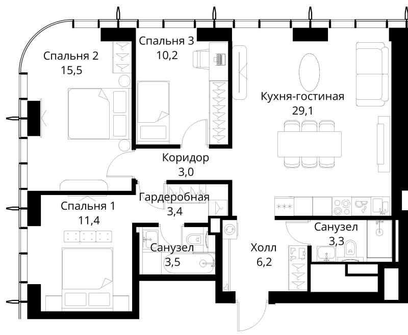 3 ккв