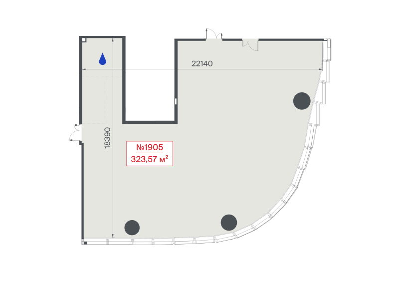 К. пом 323,6 м²