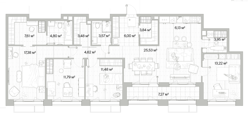 5 ккв (Евро) 135,7 м²