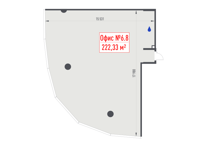 К. пом 222,3 м²