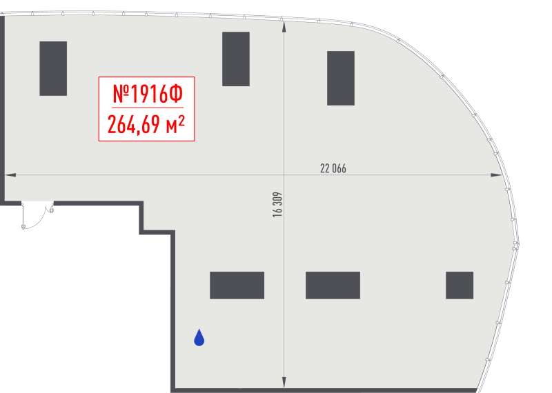 К. пом 264,7 м²