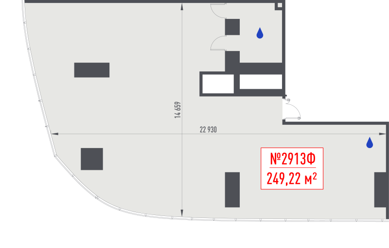 К. пом 249,2 м²