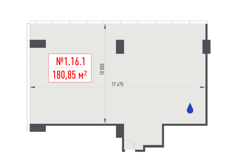 К. пом 180,9 м²