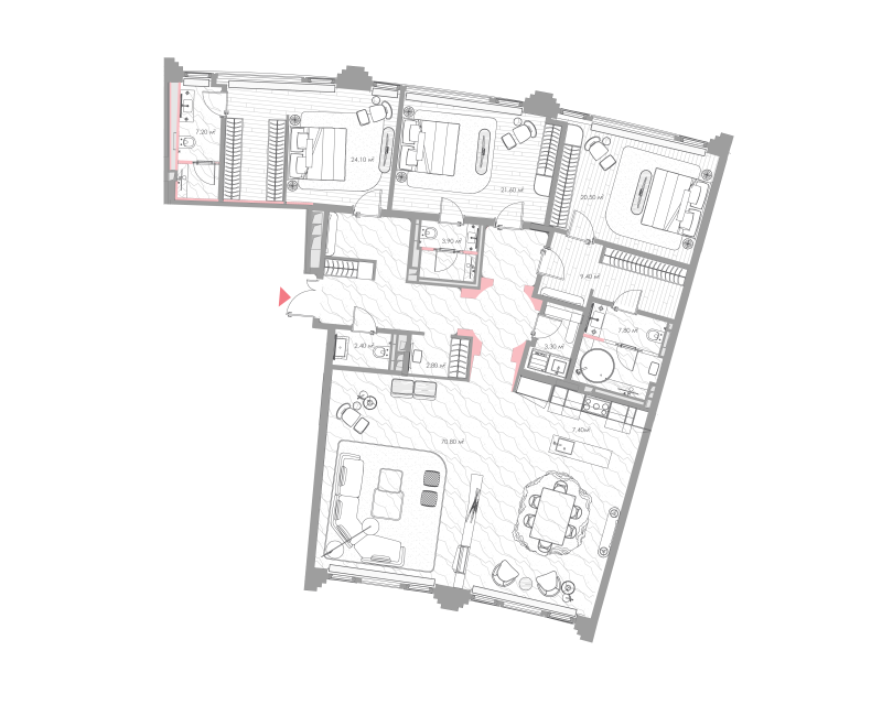 4 ккв (Евро) 204,2 м²