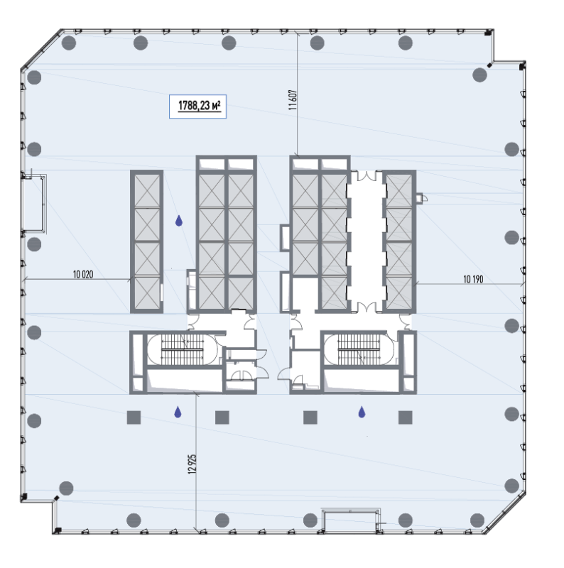 К. пом 1 795,7 м²