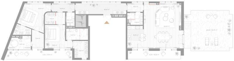 3 ккв (Евро) 219,5 м²