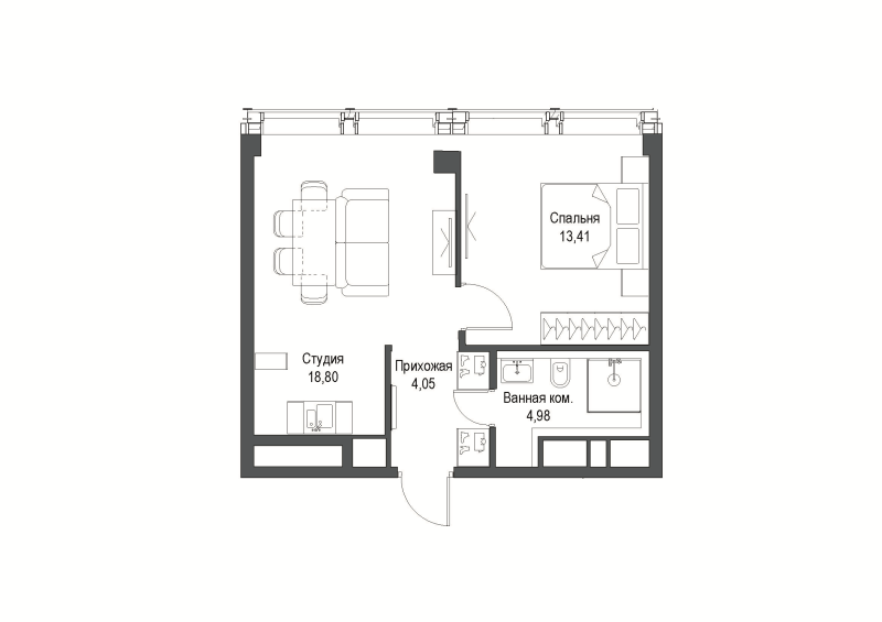4 ккв (Евро) 99,5 м²