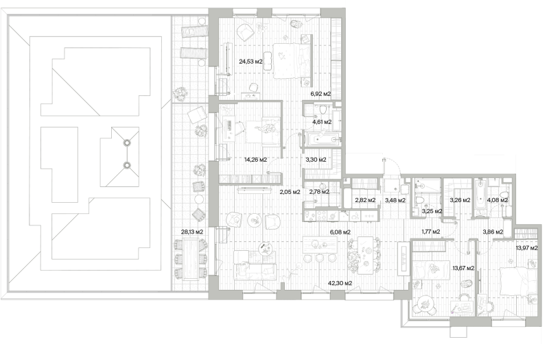 5 ккв (Евро) 165,4 м²