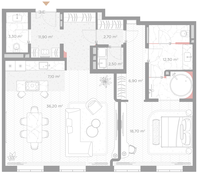2 ккв (Евро) 101,6 м²