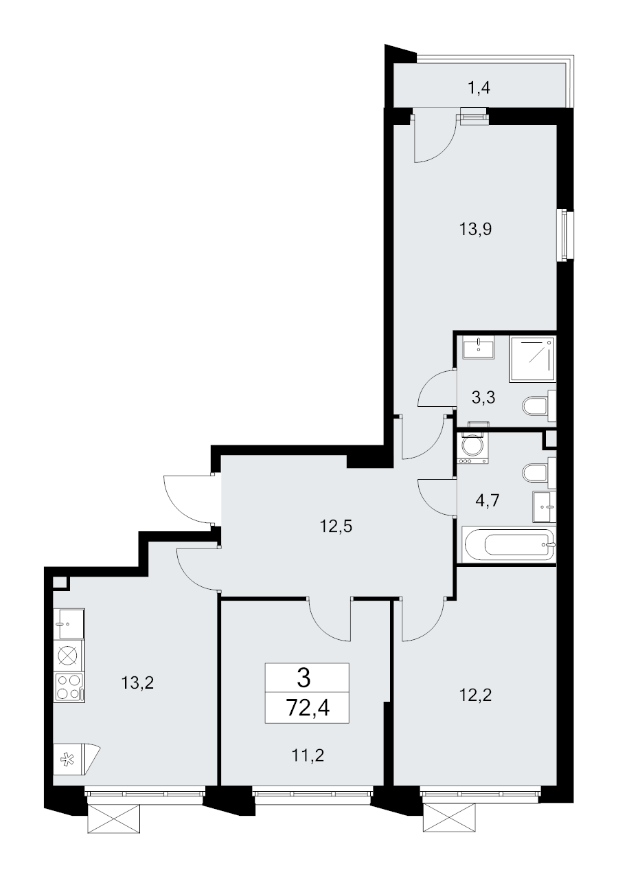 3 ккв