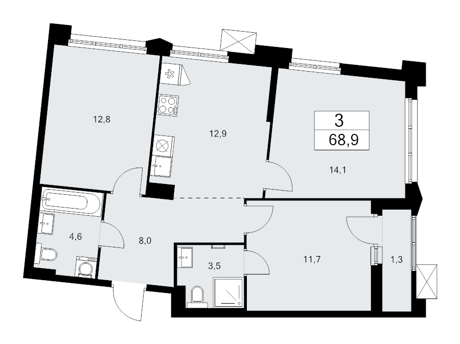 3 ккв