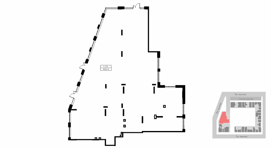 К. пом 484,4 м²