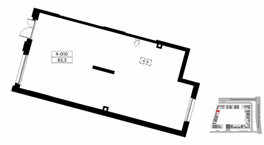 К. пом 82,3 м²