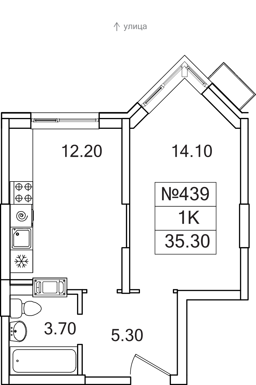 1 ккв 35,3 м²
