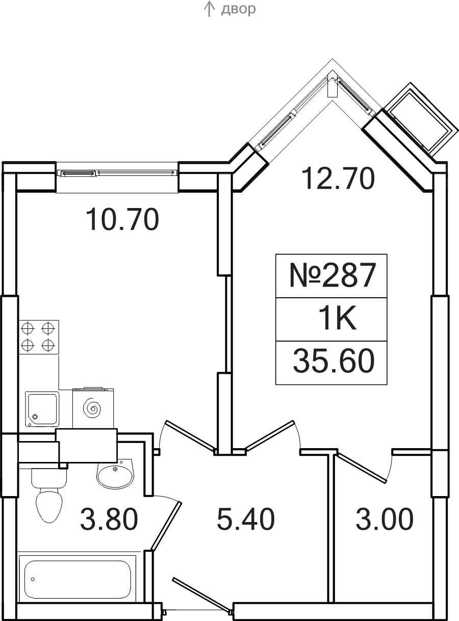 1 ккв 35,6 м²