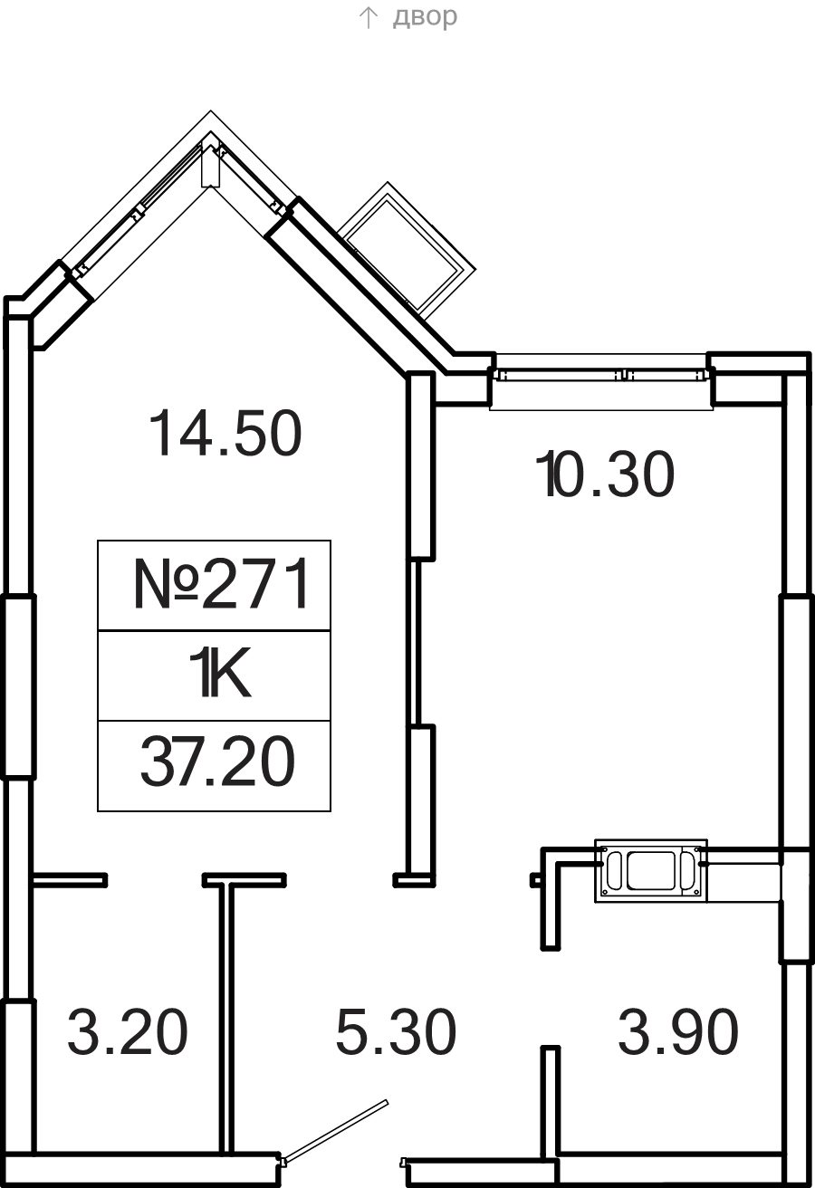 1 ккв 37,2 м²