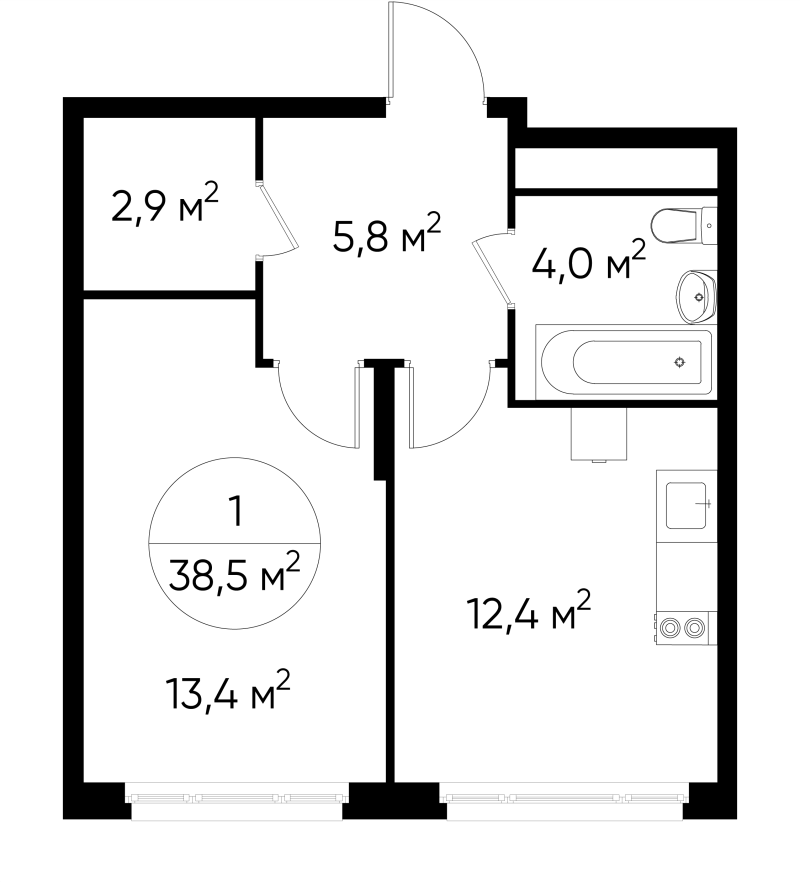 1 ккв